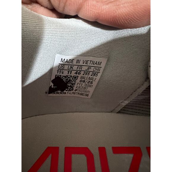 Adidas Adizero Adios Pro 3 Men’s 11.5 Carbon Plate Running Shoes Gray Red - Picture 8 of 11